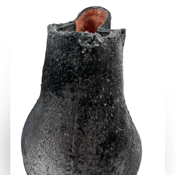 Jeffrey Campbell Yorktown Black Chunky Heeled Leather Ankle Boots Boho 8.5 - Picture 14 of 14